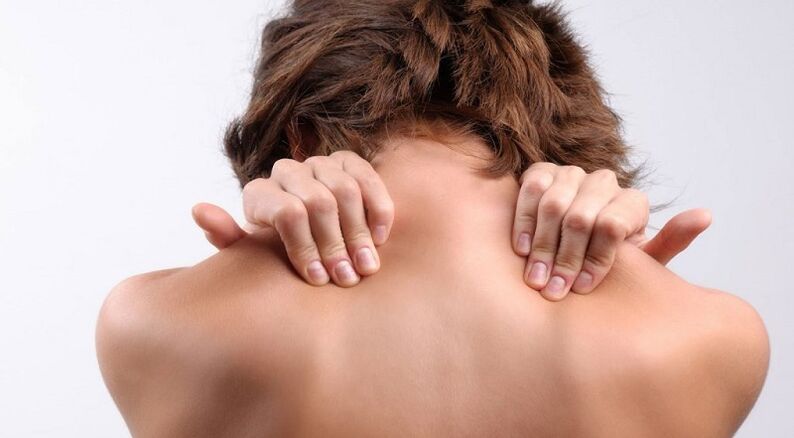 neck pain with cervical osteochondrosis